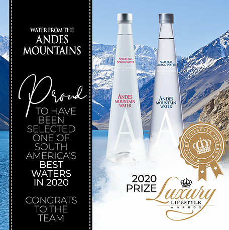Winner of Best Water 2020 in South America